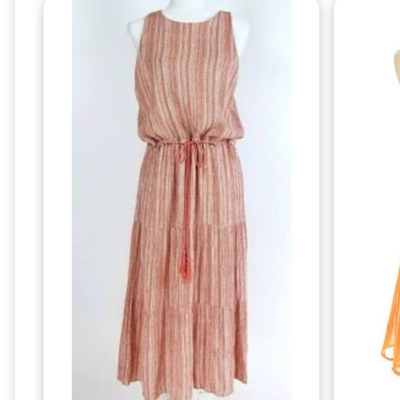 Honey Punch Dresses & Skirts - Honey Punch Sleeveless Tiered Print Dress, Large